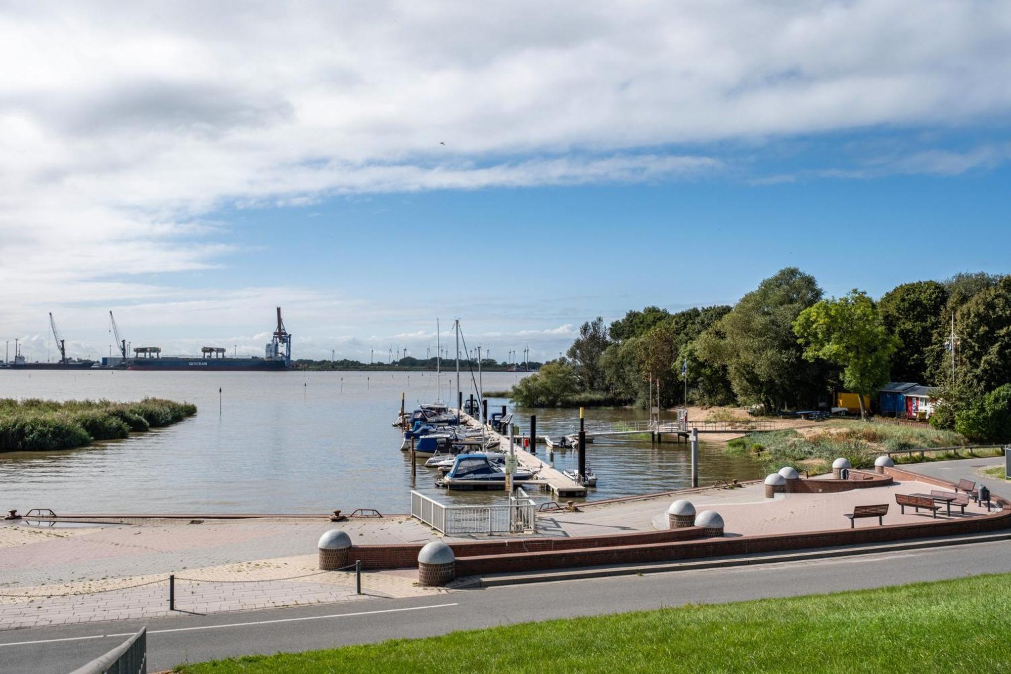 Ferienwohnung Flut Am Weserstrand Sandstedt Екстер'єр фото